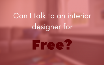 Can I talk to an interior designer for free?